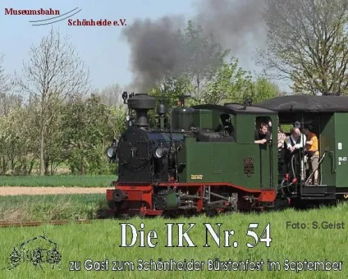 Bild: 3. Brückenfest zum Tourismusprojekt wird mit 13. Bürstenfest rund um die Museumsbahn Schönheide gefeiert