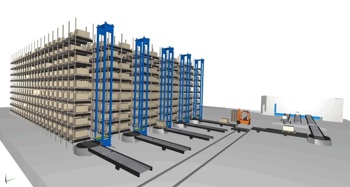 Lino® 3D layout und industrialPhysics ermöglichen 3D-Aufstellplanung mit integrierter 3D-Simulation