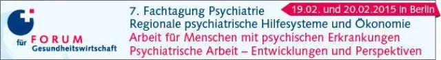 Bild: 7. Fachtagung Psychiatrie, Arbeit für Menschen mit psychischen Erkrankungen