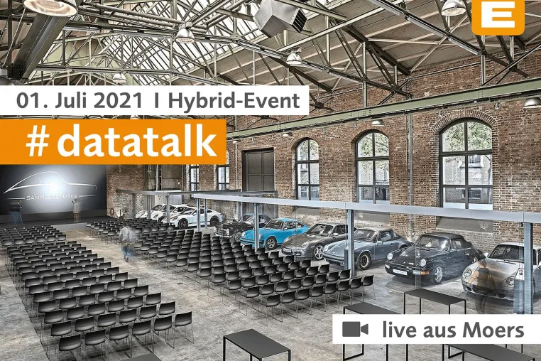 #datatalk 2021 bietet als Hybrid-Event neue Chancen Bild: #datatalk 2021 bietet als Hybrid-Event neue Chancen