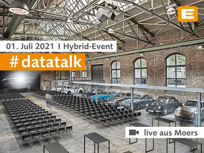 #datatalk 2021 bietet als Hybrid-Event neue Chancen Bild: #datatalk 2021 bietet als Hybrid-Event neue Chancen