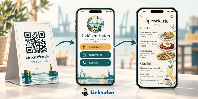 Bild: Ein QR-Code für alles Wichtige: Kasseler Entwickler startet Linkhafen.de