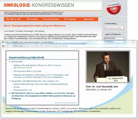 Bild: Neue Therapieoptionen beim malignen Melanom