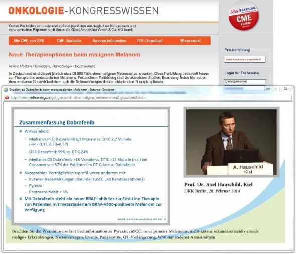 Neue Therapieoptionen beim malignen Melanom Bild: Neue Therapieoptionen beim malignen Melanom