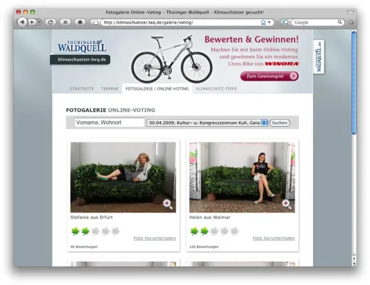 Bild: Thüringer Waldquell bringt bekennende Klimaschützer online