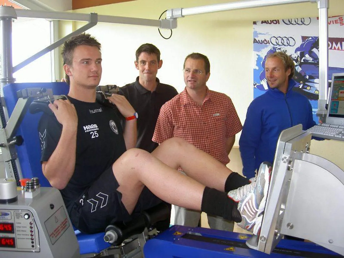 v.l. Manuel Riemann, Helmut Erhard, Norbert Notheis, Ralf Neumann