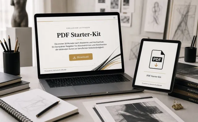 Bild: ATELIER Verlag veröffentlicht kostenloses Starter-Kit für Kunst-Absolvent:innen