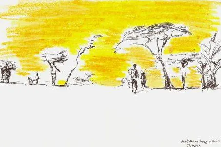 Bild: Kati Kreklau: Ethiopia 2009 - Skizzen einer Reise