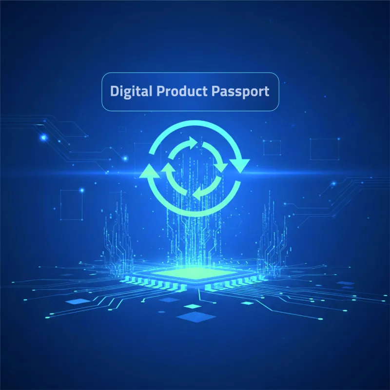 Digitaler Produktpass (DPP) eine Chance für die digitale Zukunft (© KI-generiert)