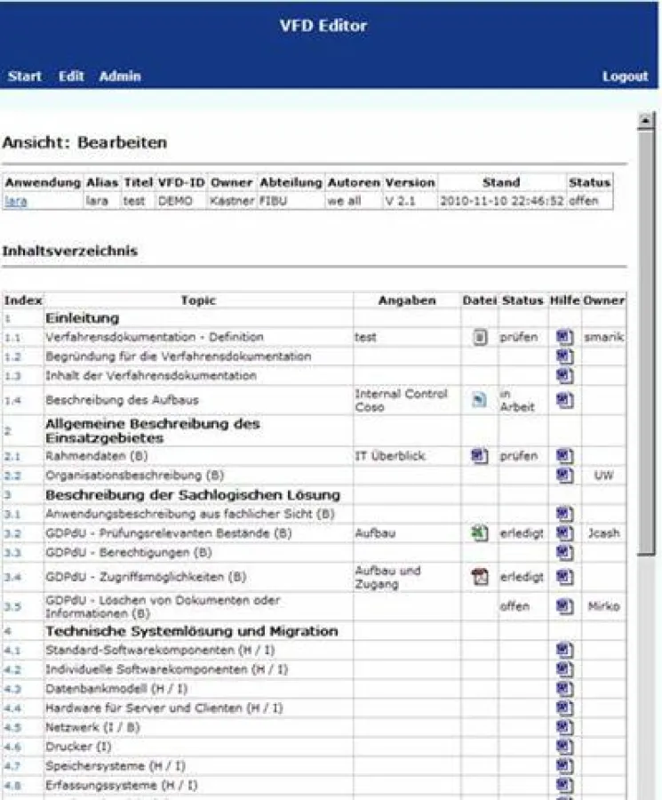Compliance Document Editor