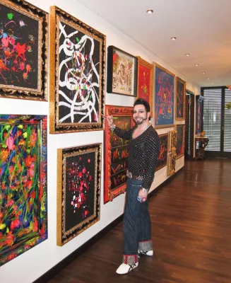 Harald Glööckler Art bei Borelly in Solms (Hessen) Bild: Harald Glööckler Art bei Borelly in Solms (Hessen)