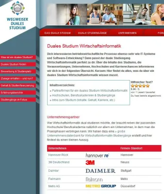 Bild: Ratgeber „Wirtschaftsinformatik dual studieren“
