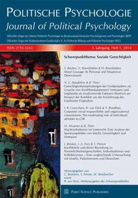 Politische Psychologie: Konfliktstile sind bei Israelis und Palästinensern gleich Bild: Politische Psychologie: Konfliktstile sind bei Israelis und Palästinensern gleich