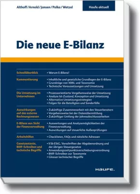 Bild: Haufe Herbst 2011: Haufe aktuell zur E-Bilanz