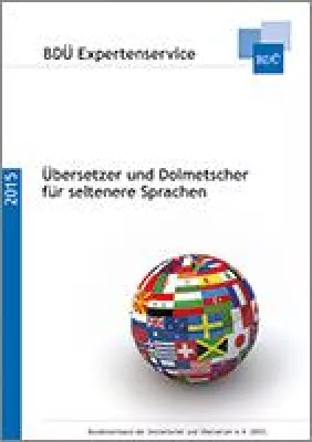 Bild: Neuauflage: Verzeichnis mit Übersetzern und Dolmetschern für seltenere Sprachen 2015