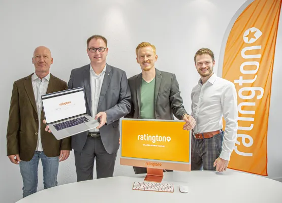 Startup Launch von ratington - Qualität sichtbar machen und Vertrauen schaffen. Bild: Startup Launch von ratington - Qualität sichtbar machen und Vertrauen schaffen.