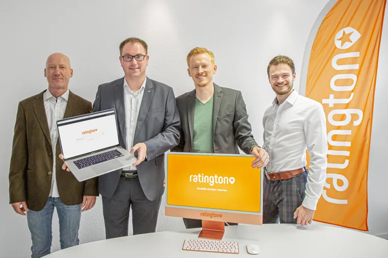 Startup Launch von ratington - Qualität sichtbar machen und Vertrauen schaffen. Bild: Startup Launch von ratington - Qualität sichtbar machen und Vertrauen schaffen.