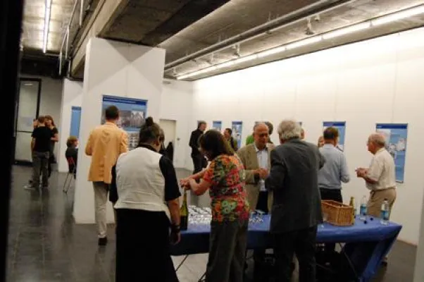 Bild: Vernissage in der U-Bahngalerie Universität am Dienstag 5.August