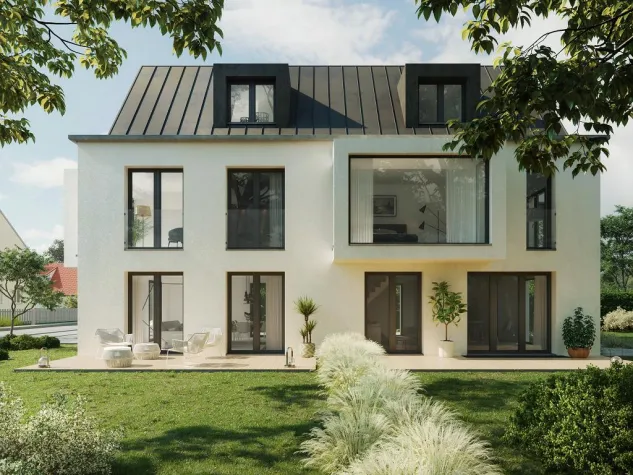 Bild: Architektendoppelhaushälften im Münchner Westen