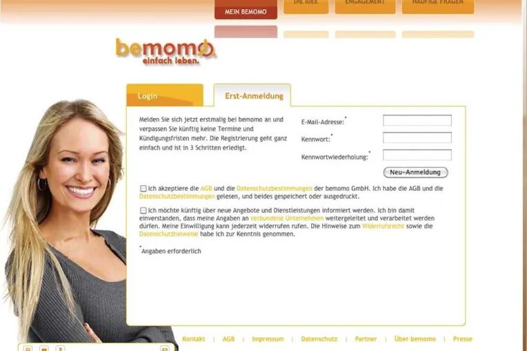 Bild: Hilfe im Kampf gegen die Zeitdiebe des Alltag: Neue Site bemomo.de erinnert an Kündigungstermine