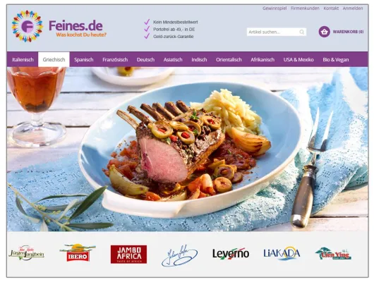 Feines.de gestartet – Gourvita Versand eröffnet Shop für exotische Feinkostspezialitäten Bild: Feines.de gestartet – Gourvita Versand eröffnet Shop für exotische Feinkostspezialitäten