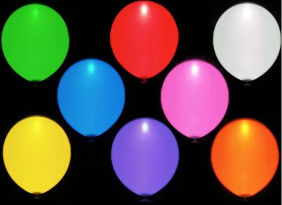 Bild: Leuchtende Geschenkidee – LED Luftballons bringen jede Party zum Leuchten