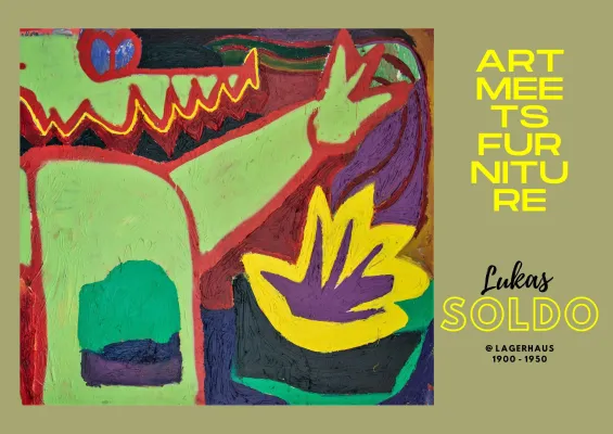 Art Meets Furniture: Lukas Soldo im Lagerhaus1900-1950 Bild: Art Meets Furniture: Lukas Soldo im Lagerhaus1900-1950