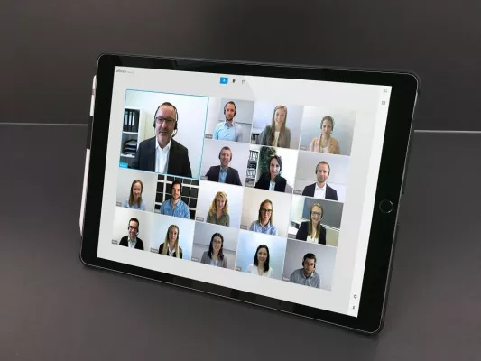 Bild: Videoconferencing made in Germany: alfaview® auf der CeBIT