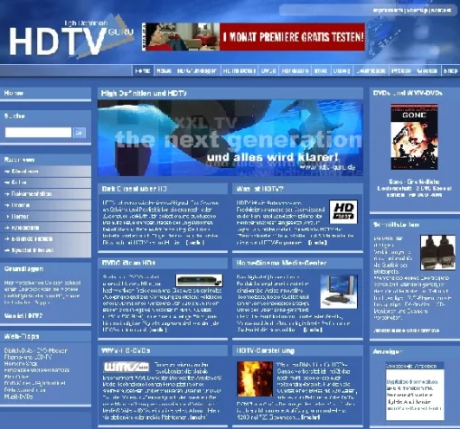 HDTV-Guru: Über die Möglichkeiten und Vorteile von High Definition Bild: HDTV-Guru: Über die Möglichkeiten und Vorteile von High Definition