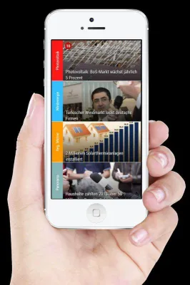Bild: Mobilität für erneuerbare Energien: Pylba-App für Fachzeitschrift Sonne Wind und Wärme