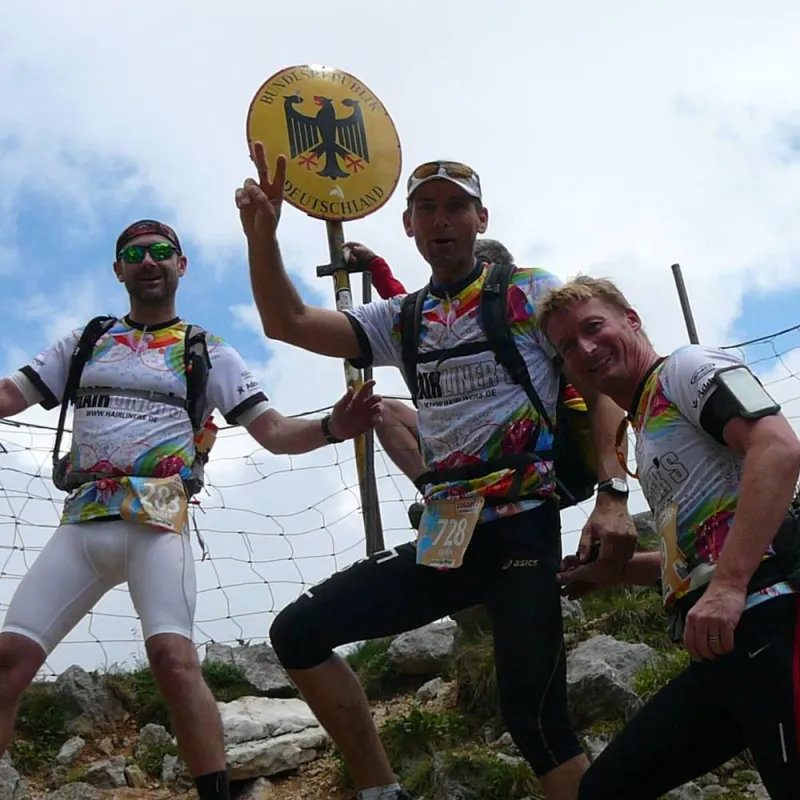 Der Zugspitzlauf ging über das