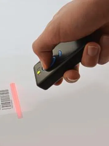 Bild: Zeit- und Leistungserfassung mit mobilen Barcodescannern