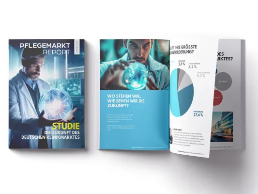 Bild: Studie beleuchtet die Zukunft des deutschen Klinikmarktes: Fachkräftemangel bleibt zentrale Herausforderungen