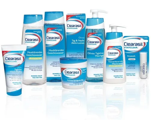 Bild: Clearasil Stayclear Waschcreme und Waschgel besonders sanft zur Haut