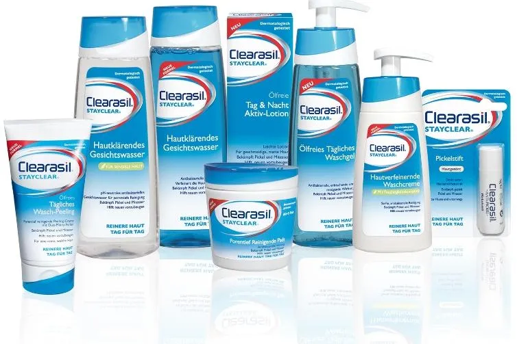 Bild: Clearasil Stayclear Waschcreme und Waschgel besonders sanft zur Haut