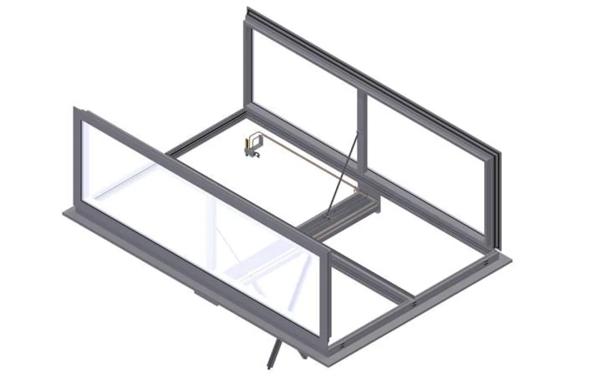 Der Colt Firelight Duo ist ein natürliches Rauch- und Wärmeabzugsgerät, das auch zur täglichen Lüftung eingesetzt werden kann.