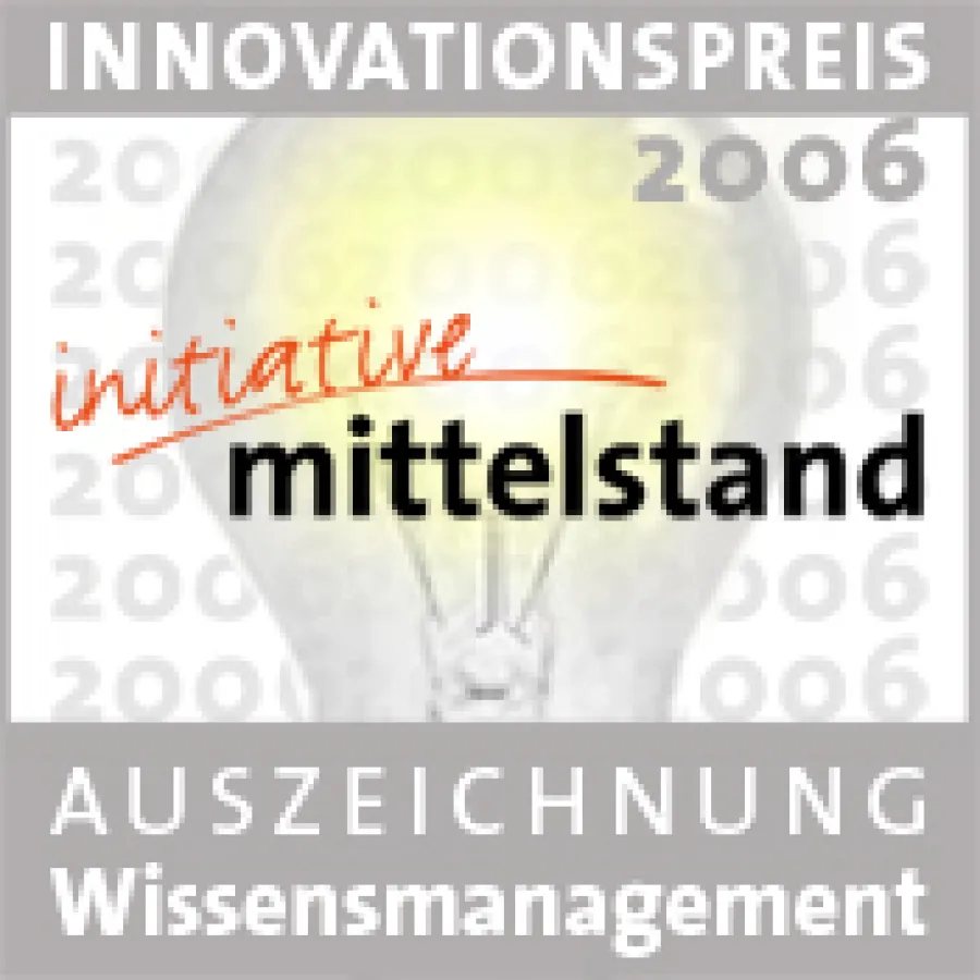 Auszeichnung für innovatives Wissensmanagement