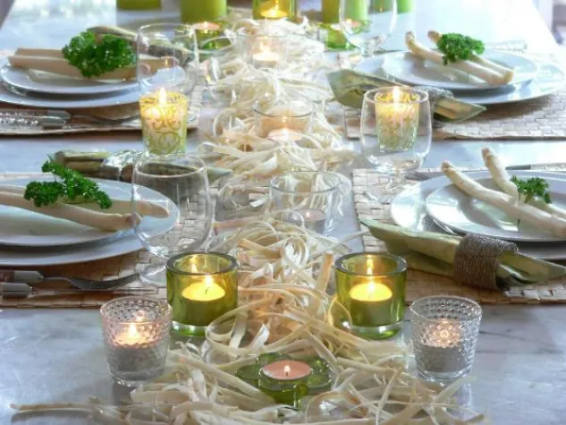 Die Spargel-Saison mit Kerzen genießen Bild: Die Spargel-Saison mit Kerzen genießen