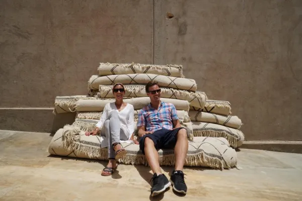 Sukhi modernisiert traditionelle Berber-Teppiche Bild: Sukhi modernisiert traditionelle Berber-Teppiche