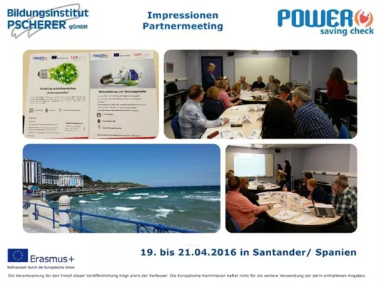 Power-Saving-Check in Spanien - Vorbereitungen für die Testphasen in den Partnerländern laufen Bild: Power-Saving-Check in Spanien - Vorbereitungen für die Testphasen in den Partnerländern laufen