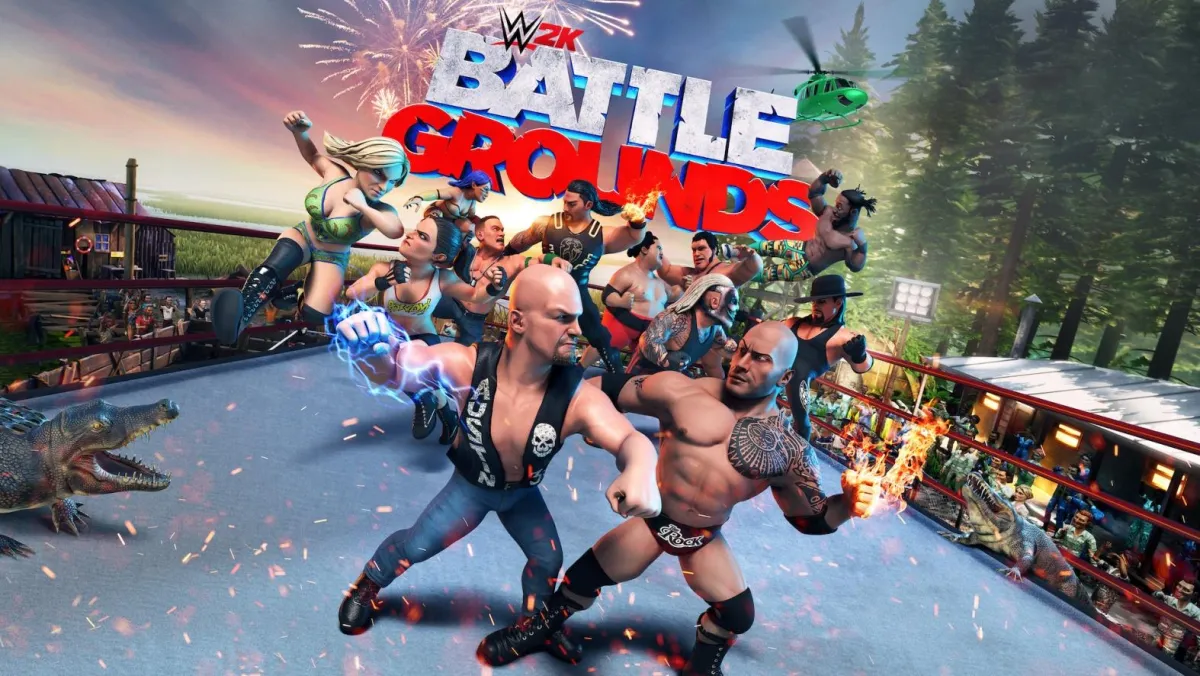 WWE 2K BG Key Art