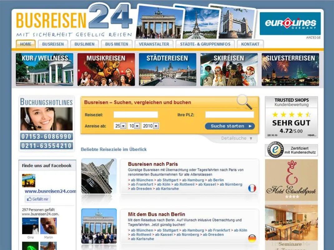 Busreisen24 Portal