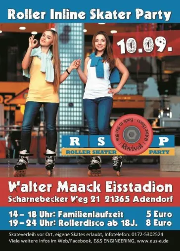 Die Rollschuhbahnen der 1980er kommen zurück ins HEUTE. Bild: Die Rollschuhbahnen der 1980er kommen zurück ins HEUTE.