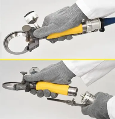 Fleischtrimmer Quantum ® Air von Bettcher – Mit Pneumatik-Antrieb Produktivität weiter steigern Bild: Fleischtrimmer Quantum ® Air von Bettcher – Mit Pneumatik-Antrieb Produktivität weiter steigern