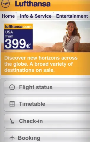 Bild: Internationaler Mobile Award für CLANMO-Kunde Lufthansa