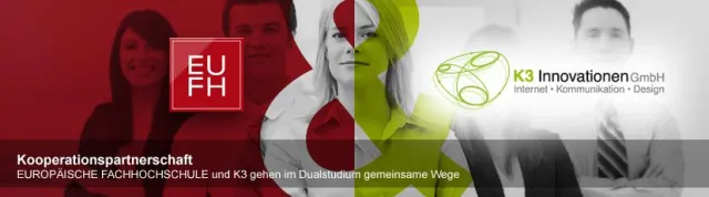 EUROPÄISCHE FACHHOCHSCHULE und K3 schließen Kooperationsvertrag Bild: EUROPÄISCHE FACHHOCHSCHULE und K3 schließen Kooperationsvertrag