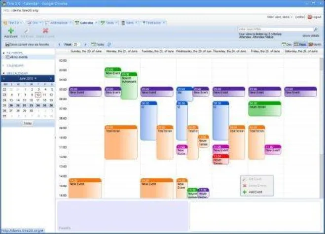 Bild: Tine 2.0 Open Source Groupware veröffentlicht neues Hauptrelease