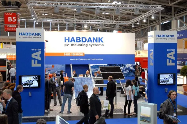 Bild: Habdank PV-Montagesysteme mit Neuheiten auf der Intersolar 2009