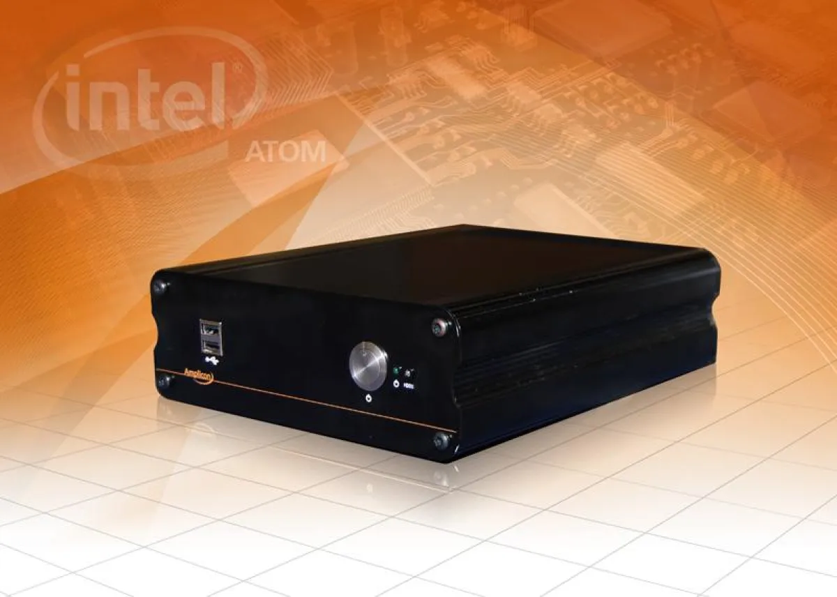 Lüfterloser Embedded-PC mit ATOM N2800 Prozessor
