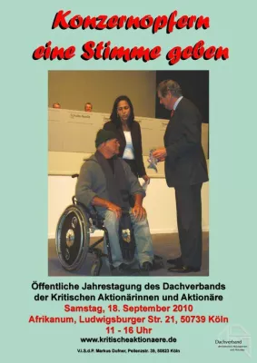 Bild: Konzernopfern eine Stimme geben - Einladung zur Jahrestagung 2010